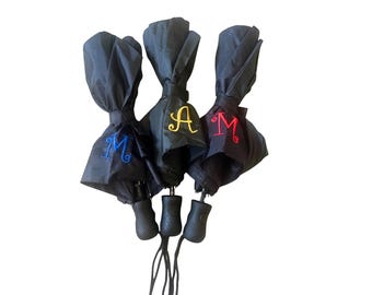 Monogrammed Umbrellas / Rain Umbrella / Personalized Umbrellas / Gifts for Her / Gifts for Him