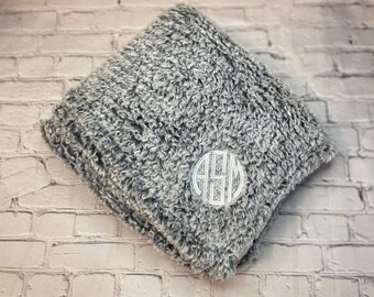 Monogrammed Sherpa Blanket / Personalized Soft Blankets / Blankets and throws