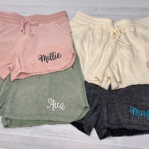 Monogrammed Lounge Shorts / Personalized Sleep Shorts /  Monogrammed Boxers