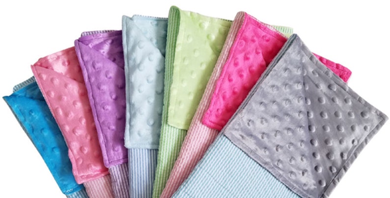 Seersucker & Minky Blankets - monogramsonwebster