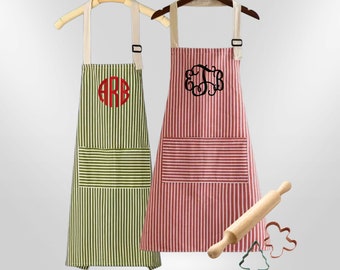 Custom Cooking Apron / Monogrammed Chef Baking Apron / Kitchen Apron / Christmas gift / Gifts for Her