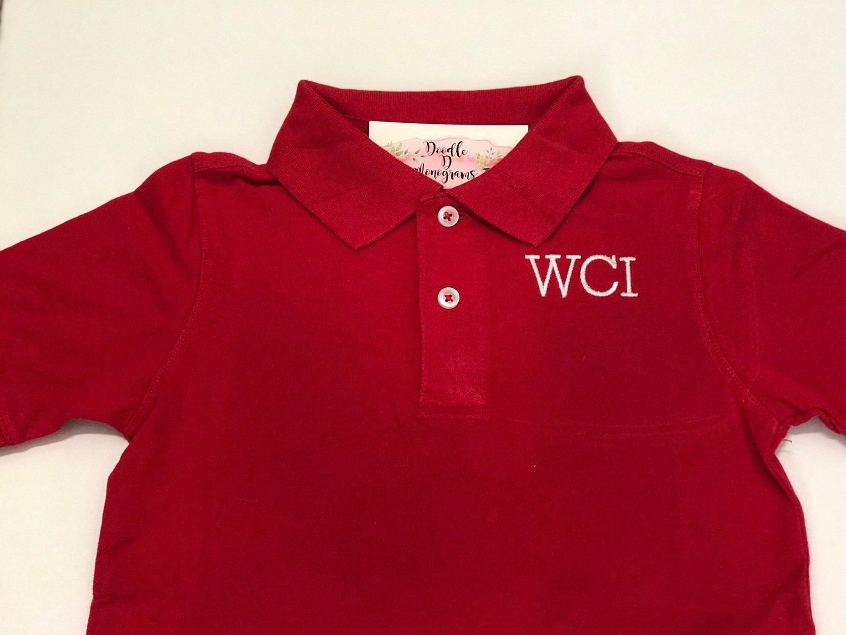 Monogrammed Boys' School Uniform Polo / Personalized School Uniform ...