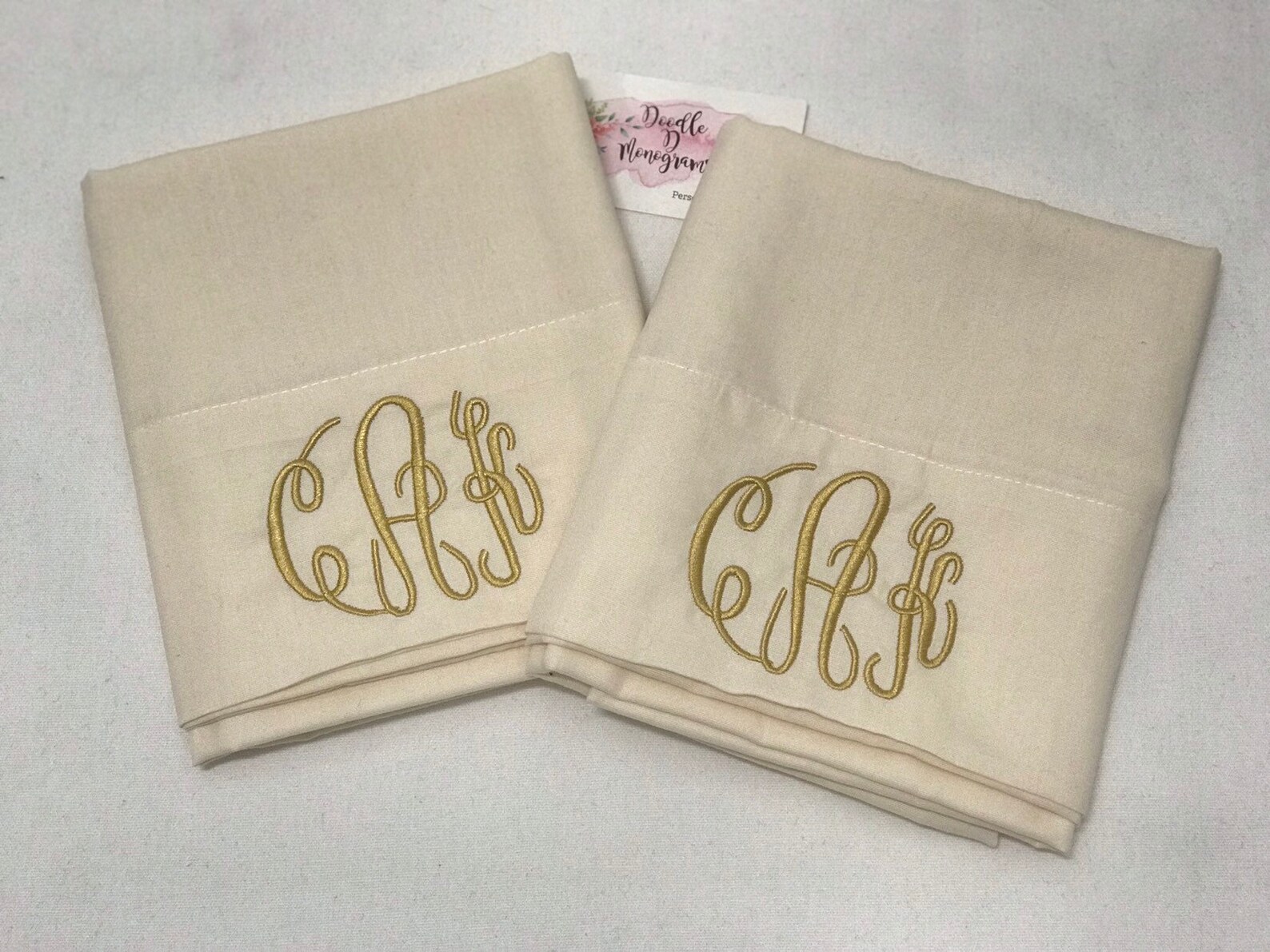 Custom Pillowcases / Monogrammed Pillowcase / Home and Living Etsy