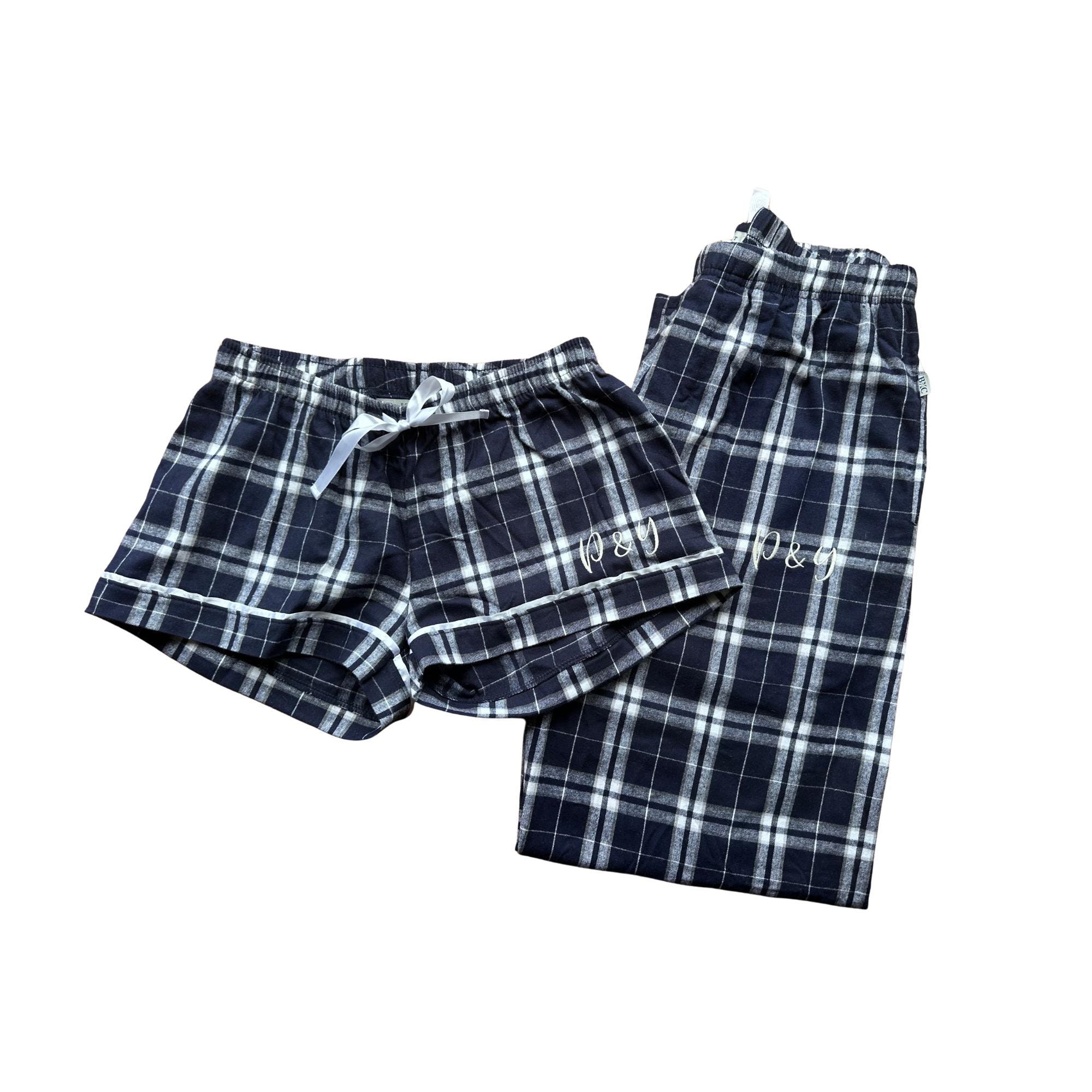 Personalized Couple's Pajamas / Matching PJ Set / Mr. and Mrs. Pajamas / His and Her PJ Set