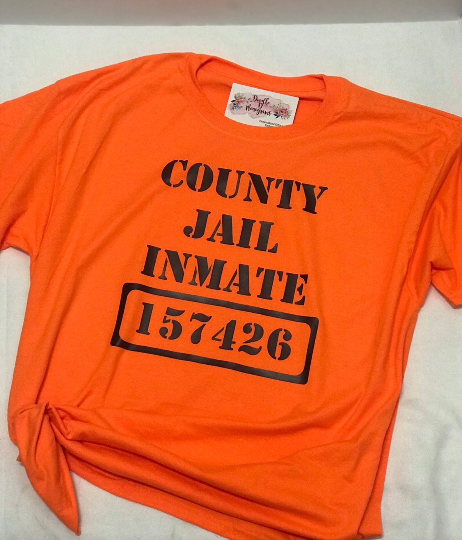 County Jail Tee / Prisoner Tshirt / Funny Inmate Tee Etsy