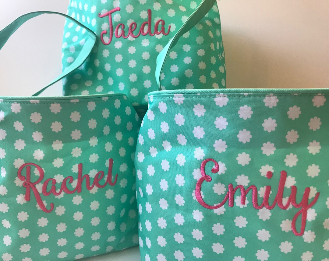 Personalized Easter Basket for Kids / Custom Easter Tote / Monogram Easter Day Tote Etsy