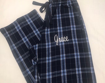 Plaid Pajama Pants - Etsy