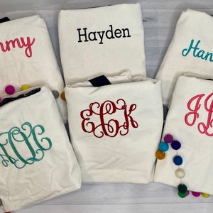 Monogrammed Laundry Bag / Canvas Laundry Bag / Laundry Sack / Personalized Laundry Bag