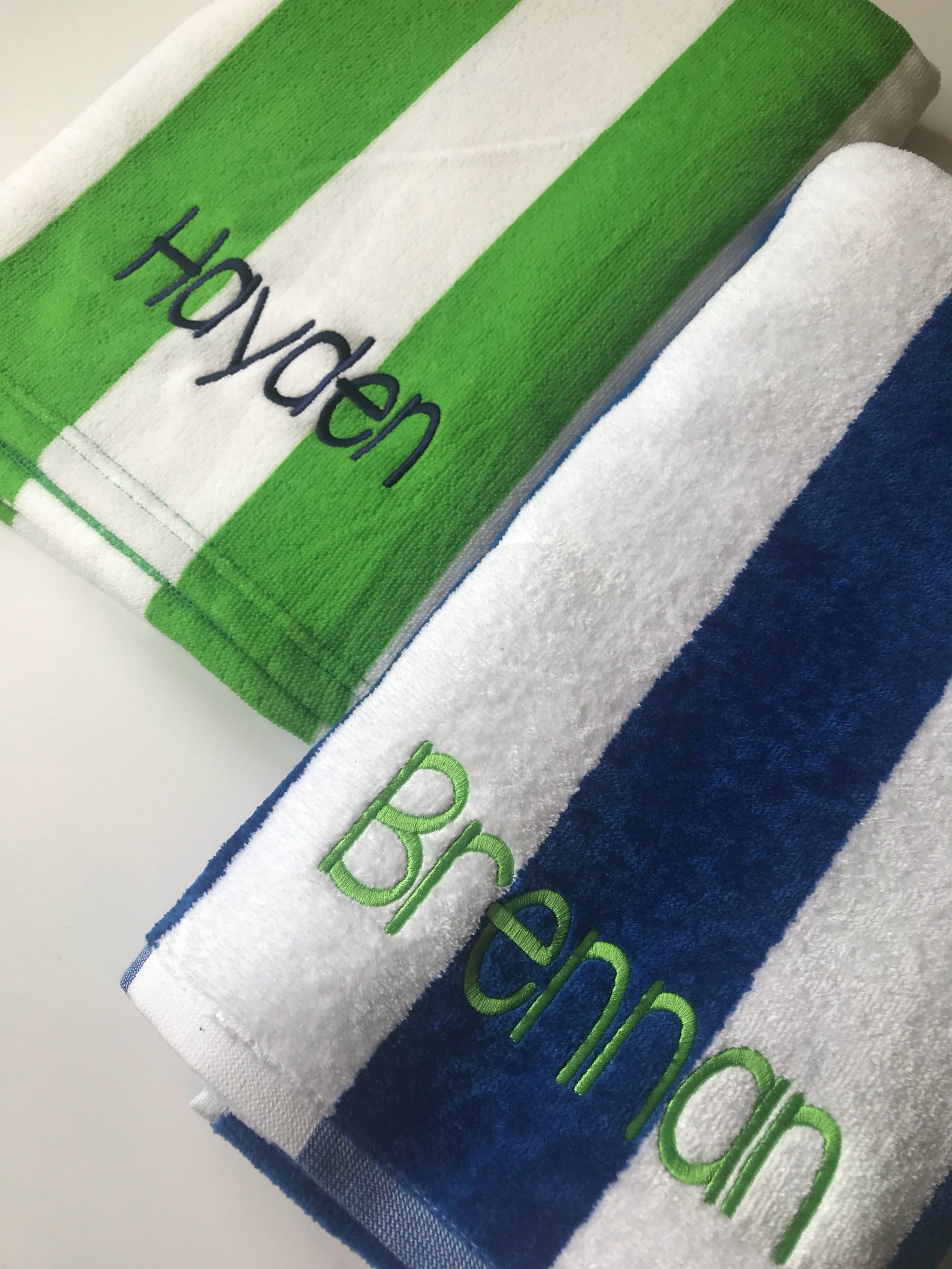 Personalized Beach Towels / Monogram Pool Towels / Monogrammed Etsy