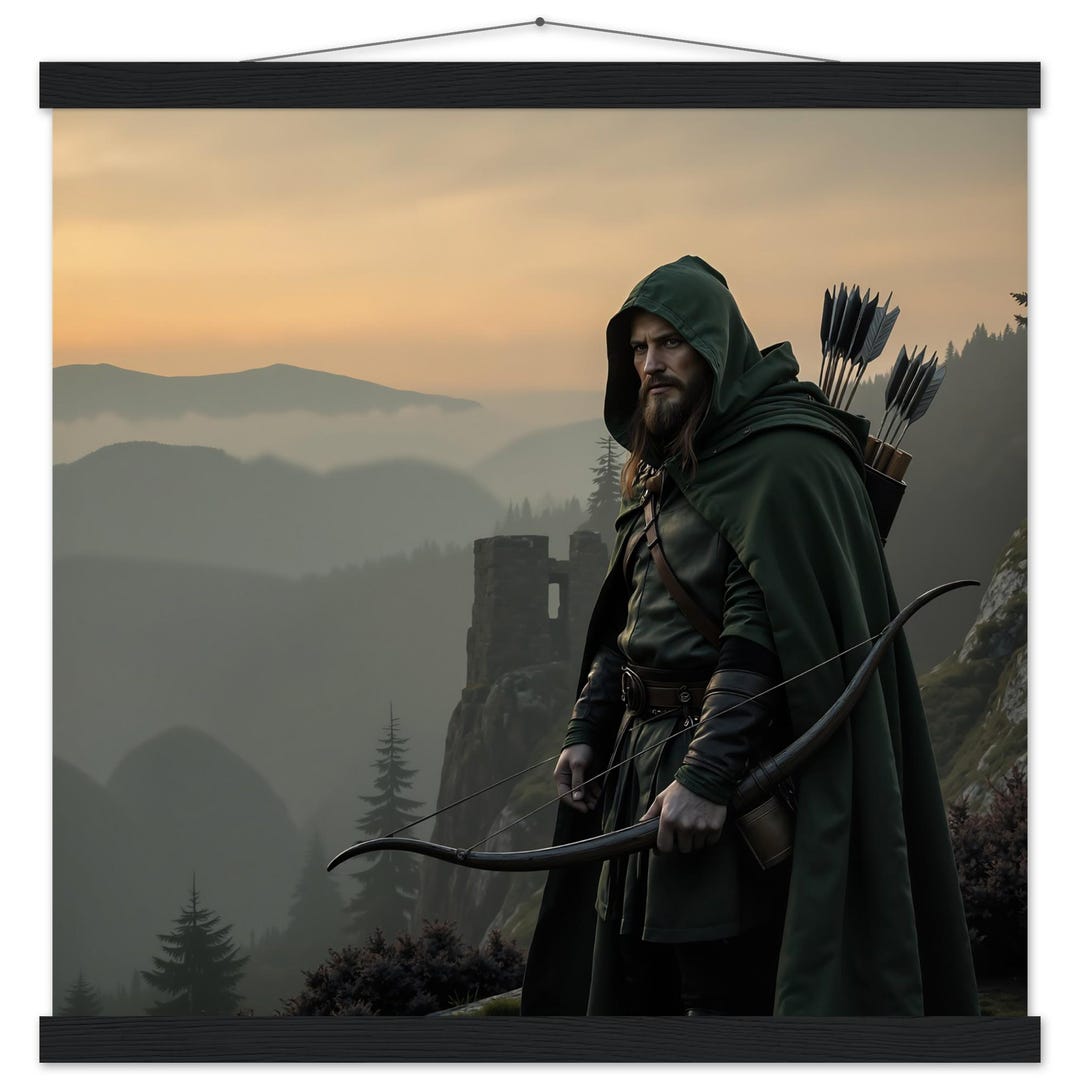 Ranger Archer of the Misty Mountains Poster: Epic Fantasy Art With Your ...