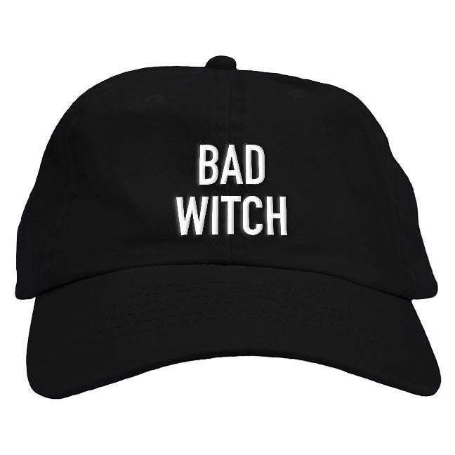 Bad Witch Halloween Dad Hat Baseball Cap Low Profile | Etsy