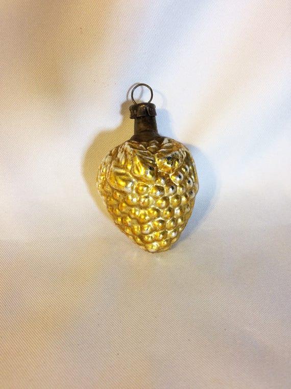 1920s Vintage Antique Figural Christmas Ornaments GOLD FRUIT Etsy image 0 - 1920s Vintage Antique Figural Christmas Ornaments GOLD FRUIT Etsy