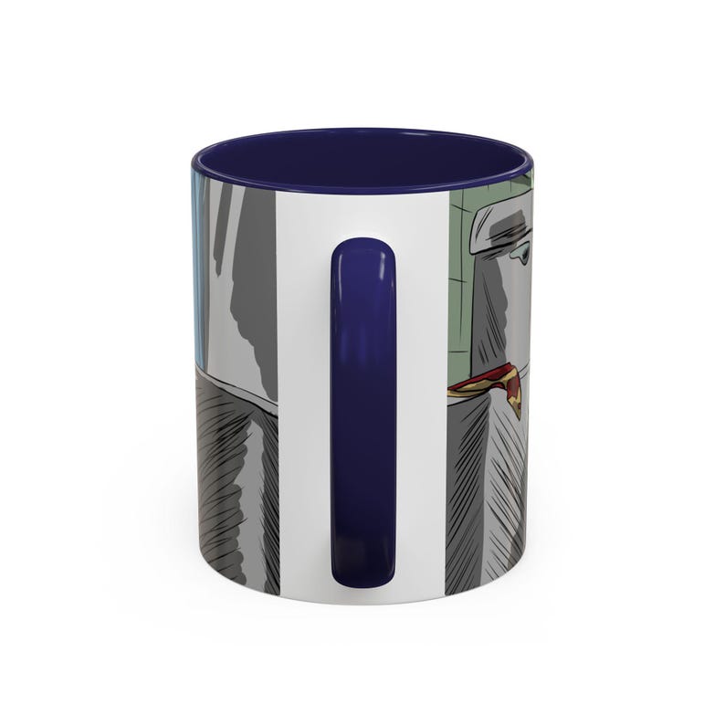 Taza con ilustración de Spider-Man triste llorando en la ducha / Taza de café decorativa 11 oz 15 oz imagen 11