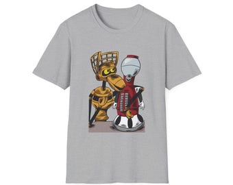 Camiseta de Crow y Tom Servo de Mystery Science Theater 3000 / Bots de MST3K