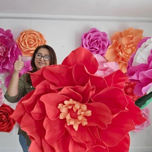 Flores abstractas de espuma gigantes/Decoración para exteriores e interiores/Envío GRATIS en EE. UU./Tamaño y colores personalizados en el menú OPCIONES/más información en la descripción