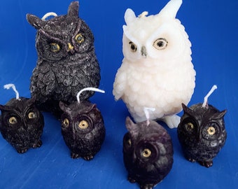 手作りフクロウのソイキャンドル：装飾用香り付きキャンドル - Etsy 日本