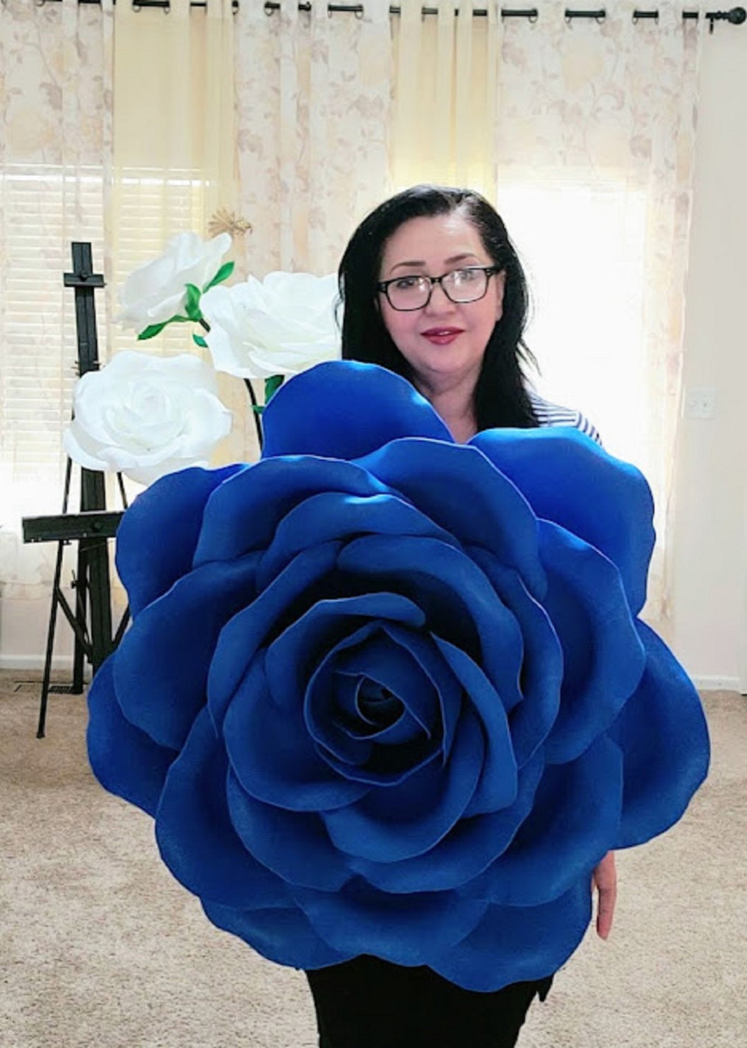 Large Foam Roses/wall Decor/this is NOT a Paper Flowers They Will Last
