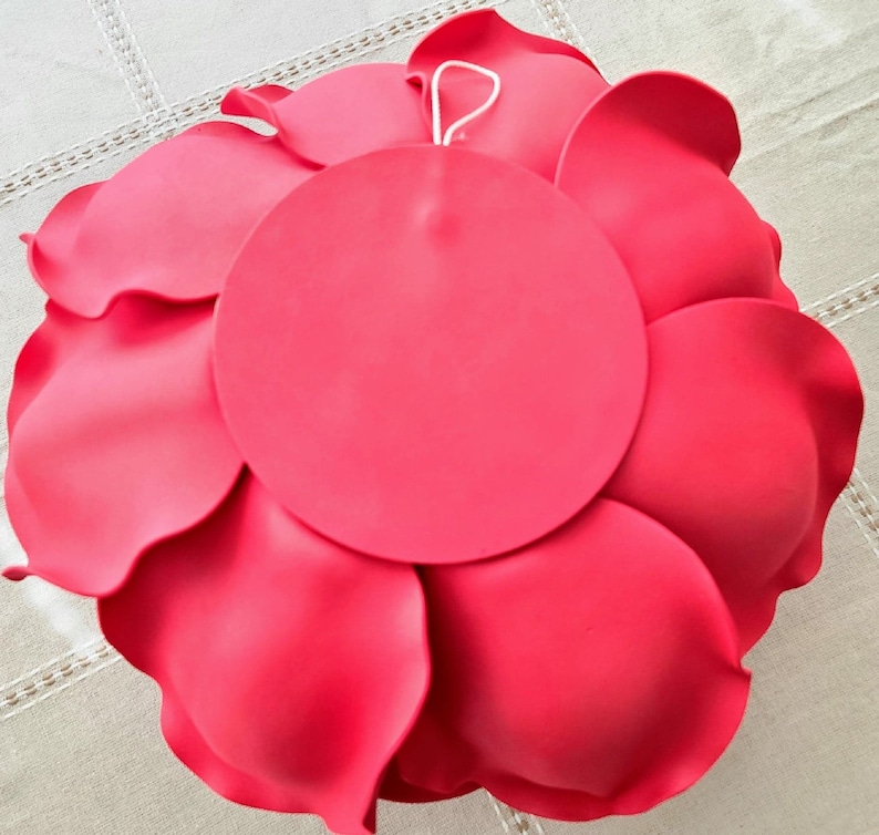 Large Red Foam Rose. Artificial Giant Paper Flowers Red ...
