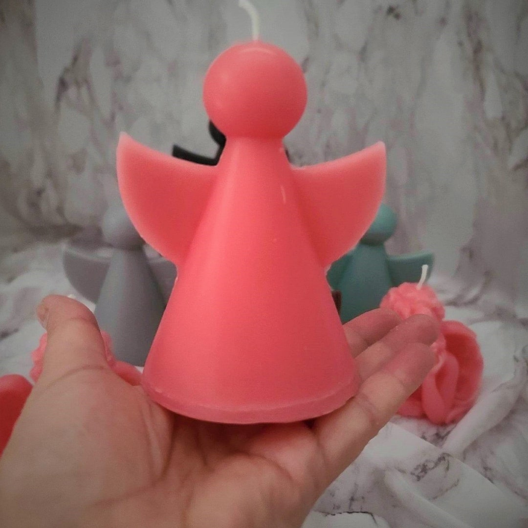 Large Angel Candle/angel Modern Geometric Shape Candle/christmas