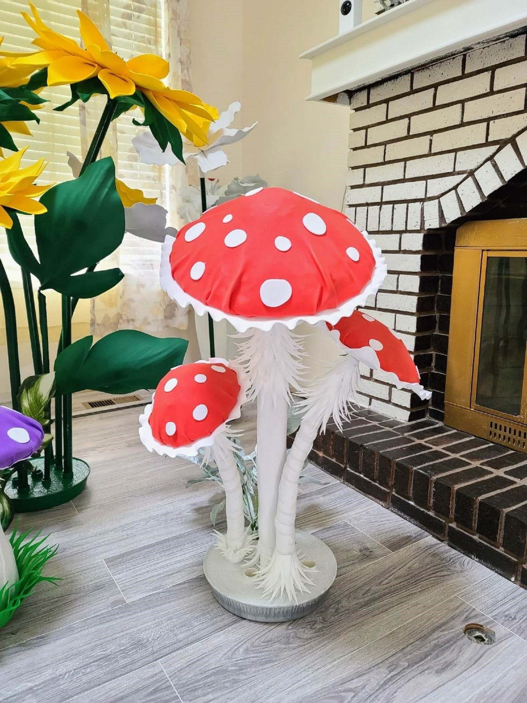 Oversized Decorative Foam Mushrooms/custom Type Color - Etsy