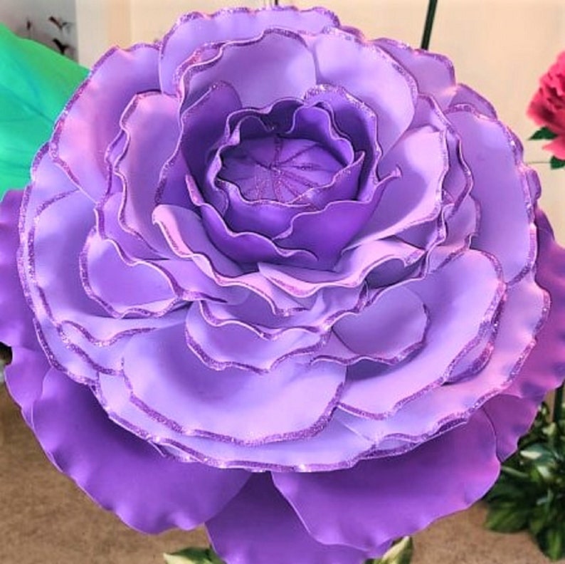 Large Foam Flowers With Stem/custom Type Color Size/sizes Etsy