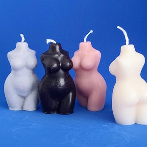 Spiritual Curvy Female Body Candles/Goddess Candle/Female Torso/Vesta Curvy Body/Price for one candle