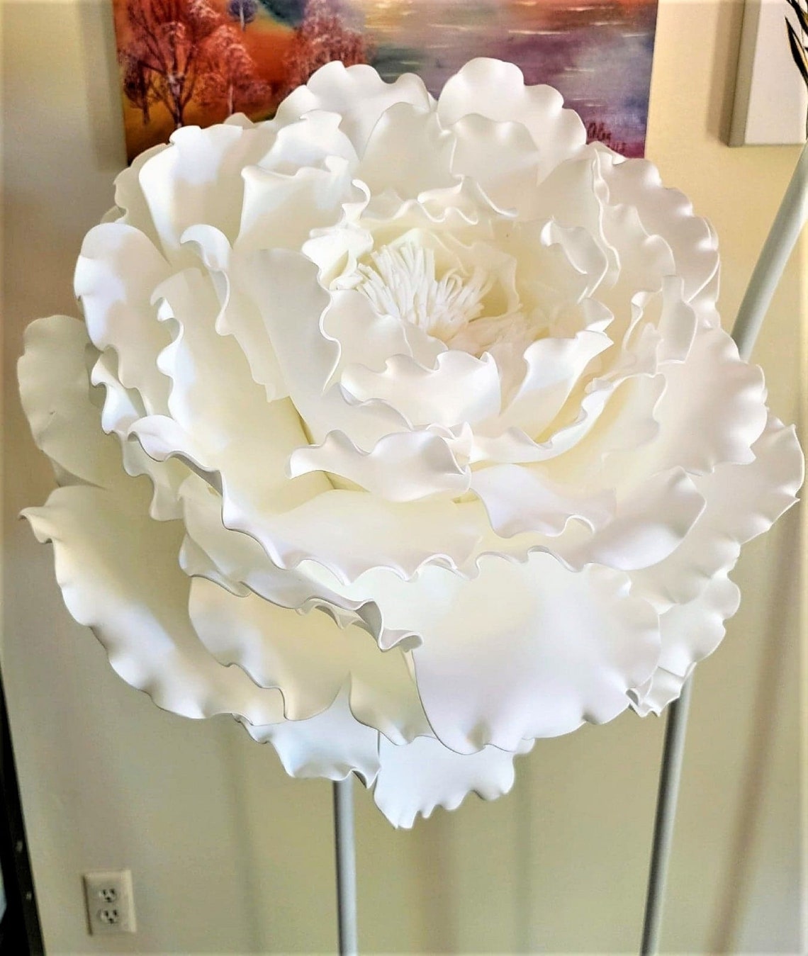 Large Foam Flowers With Stem/custom Type Color Size/sizes Etsy