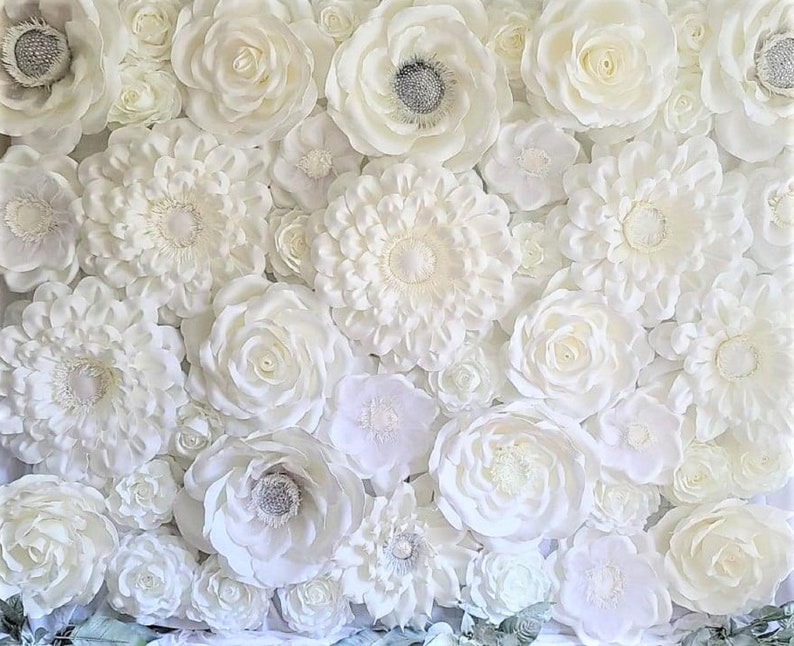 Flowers Wall/large FOAM Artificial Flowers/custom Colors & Etsy