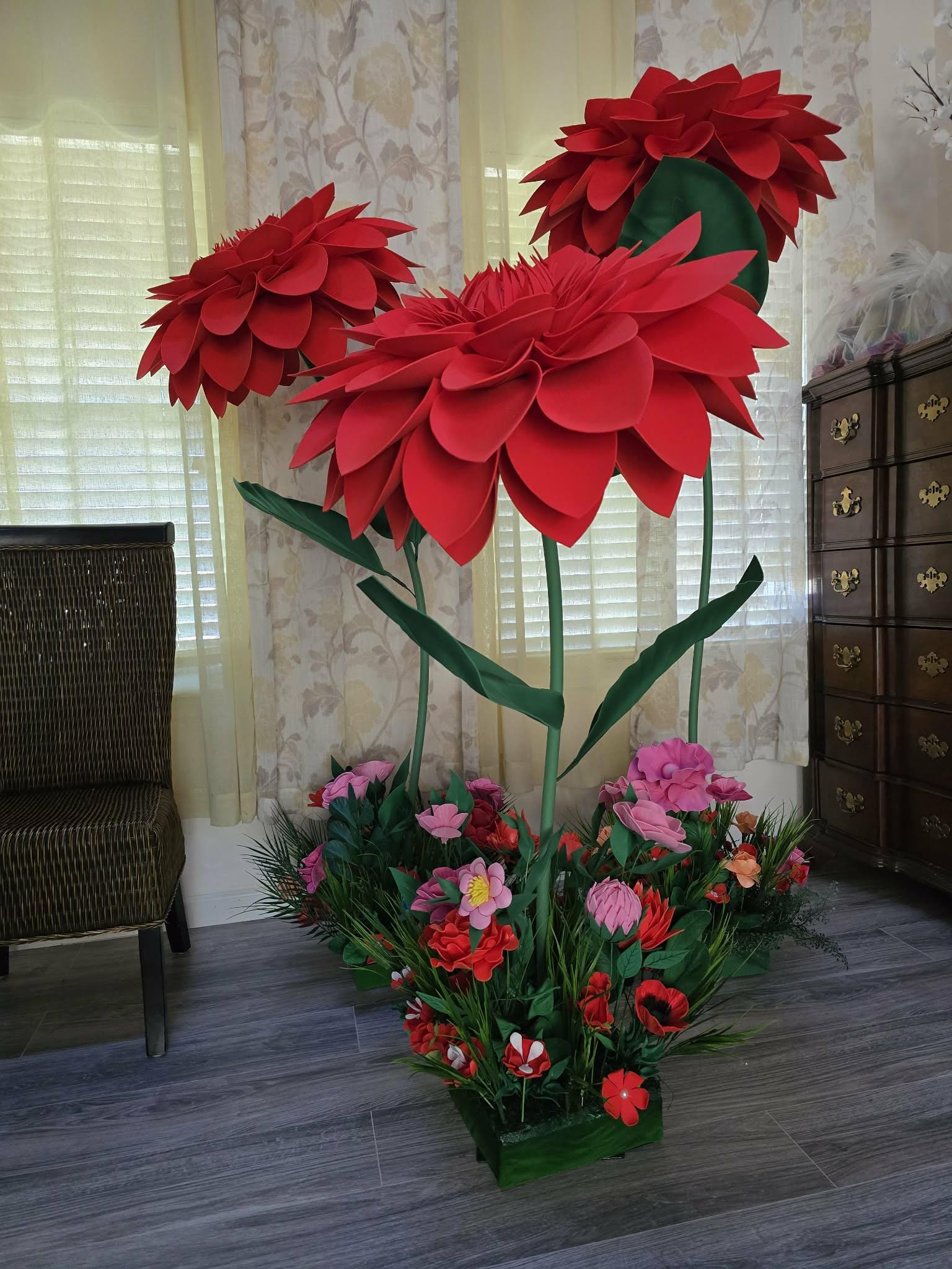 Riesen schaumstoff blumen