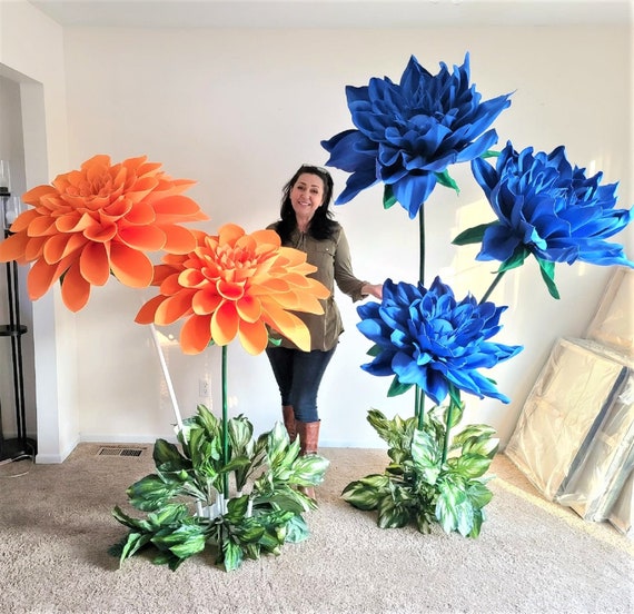 Oversized Foam Flowers With Stem/custom Type Color Size/sizes