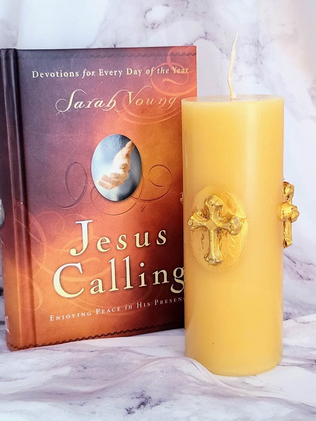Large Altar Candle/praying Mary/baptizing/bee Wax Pillar Candles With