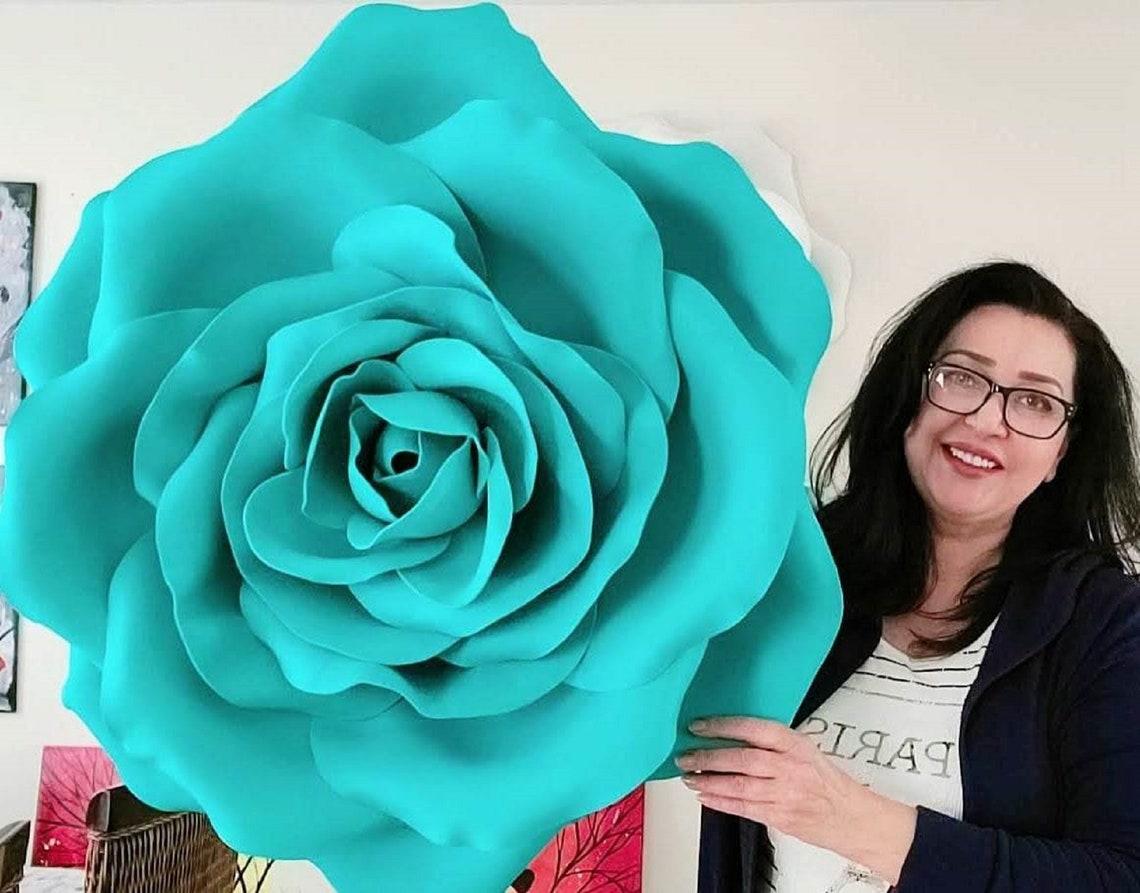 Large Foam Roses/wall Decor/this is NOT a Paper Flowers They Etsy