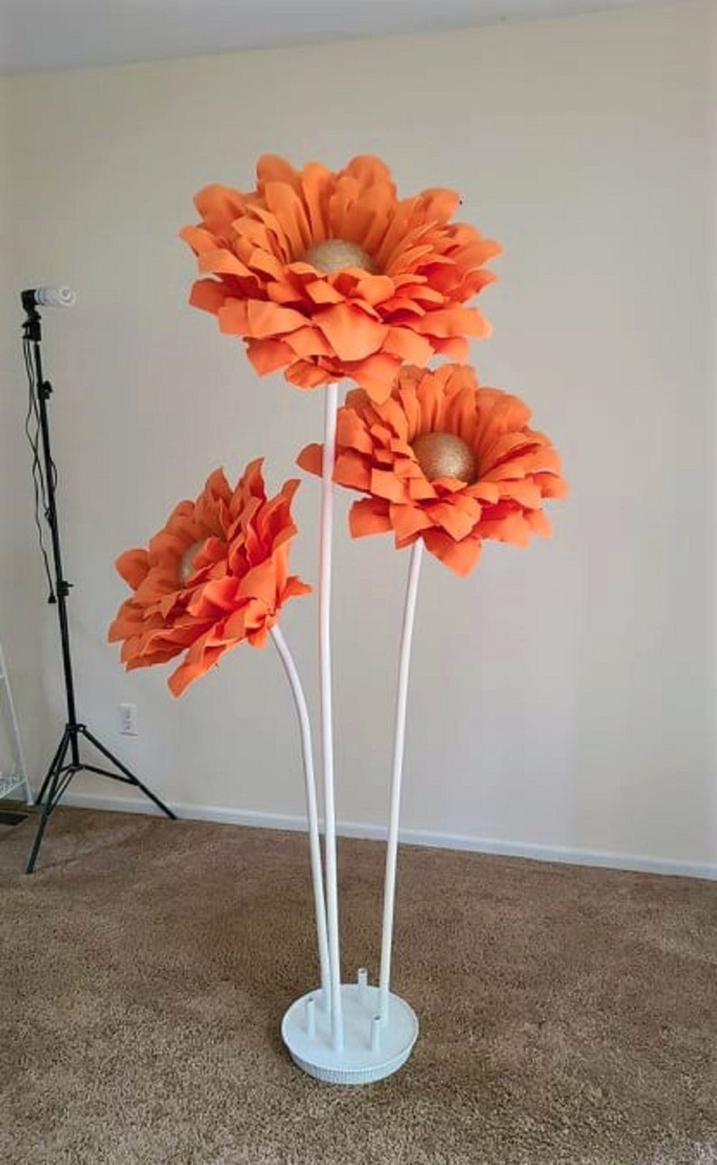 Oversized Foam Flowers With Stem/custom Type Color Size/sizes Etsy