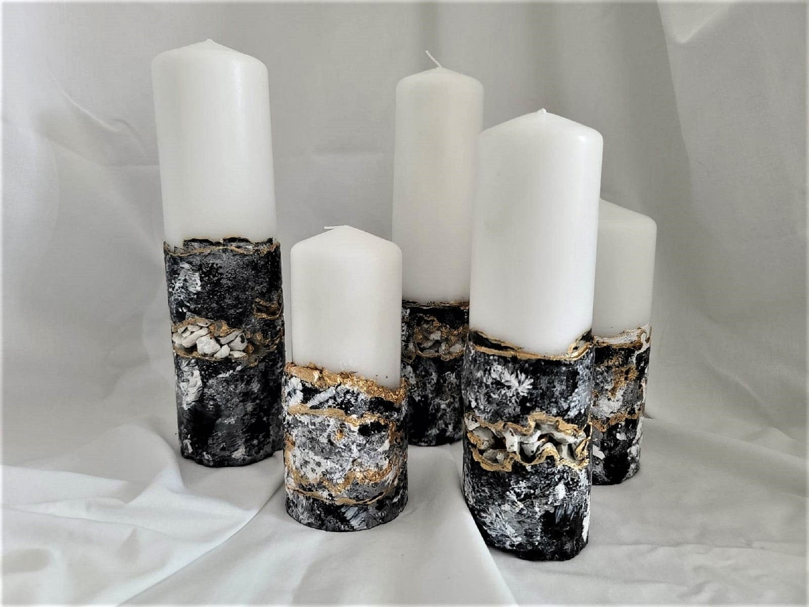 Marble Concrete Candles /allergy Safe/luxury Candles/ Etsy