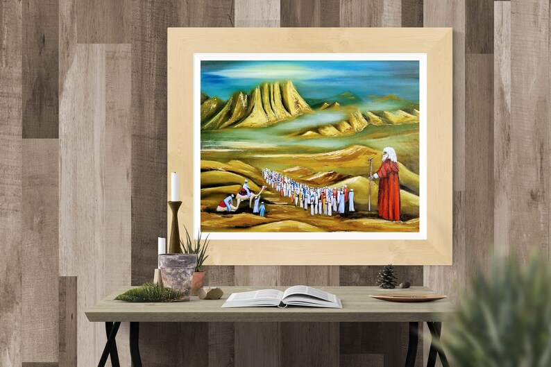 Mount Sinai Painting. Printable Artwork. Digital Download of My