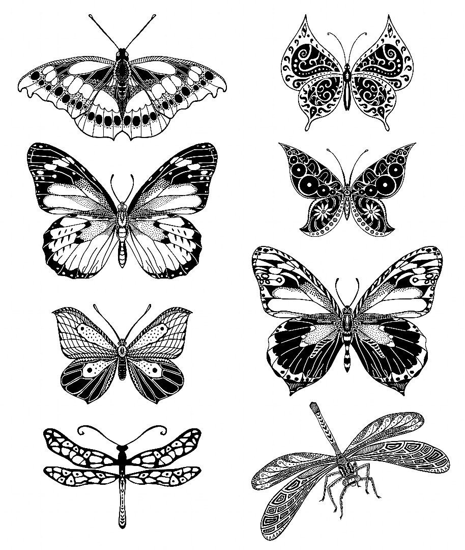 Butterfly Temporary Tattoo Temporary Tattoos Tattoo | Etsy
