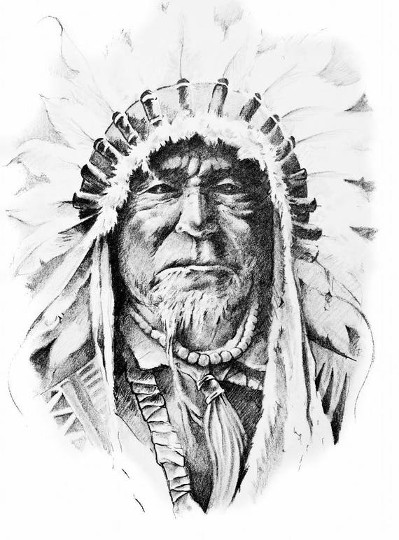 Tatouage Temporaire Amérindien | Etsy France