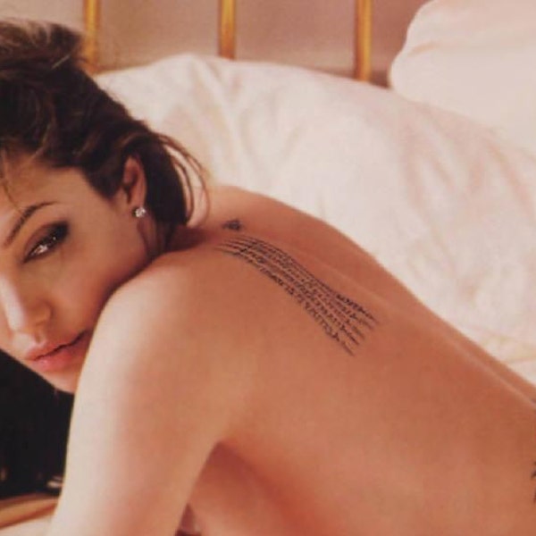 Angelina Jolie Temporary Tattoos