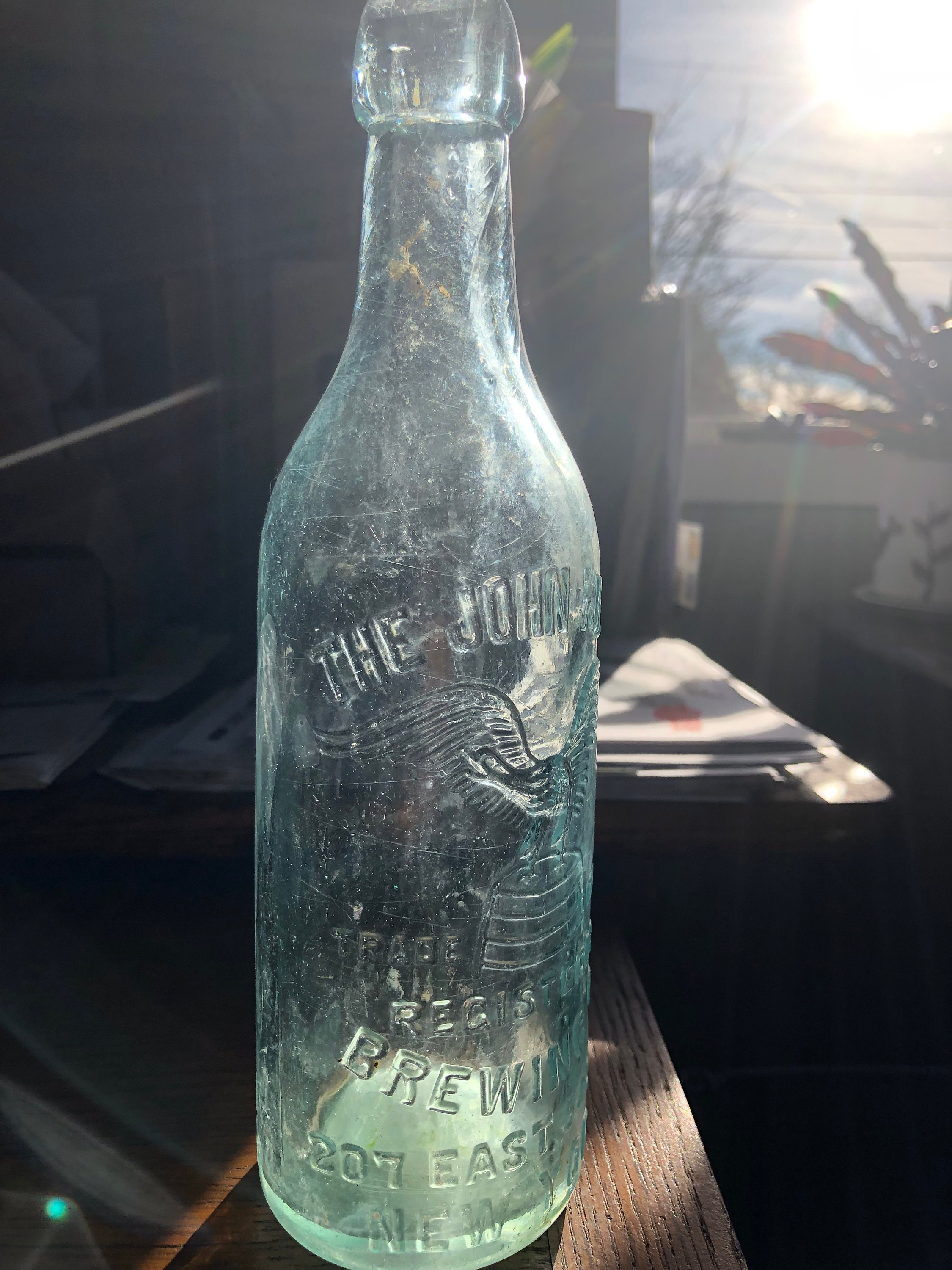 John Kress Brewing Co New York Blob Top Bottle in Good Vintage