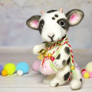 Miniatur Kuh Spielzeug gefüllte Kuh Plüsch Kuh Spielzeug für Blythe