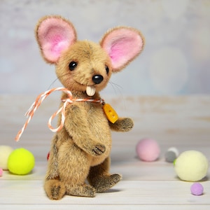Miniature rat toy stuffed mouse toy for Blythe dolls