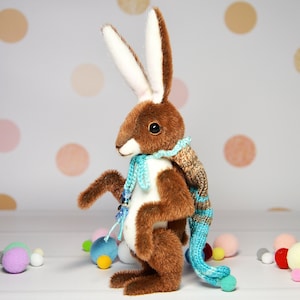 Mini peluche lapin jouet poupée d&#39;art lapin jouet cadeau d&#39;anniversaire