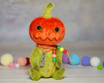 Artist doll Halloween pumpkin toy stuffed pumkin toy