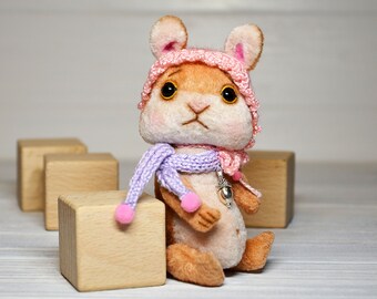 Miniature hamster toy stuffed hamster toy for Blythe dolls