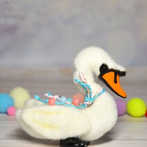 Miniature swan toy stuffed swan toy plush swan toy image 4