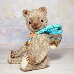 Mohair Teddybär Stofftier Plüschtier Mohair Teddybär