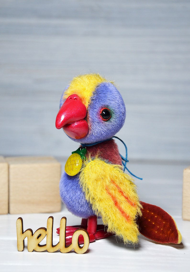 parrot teddy