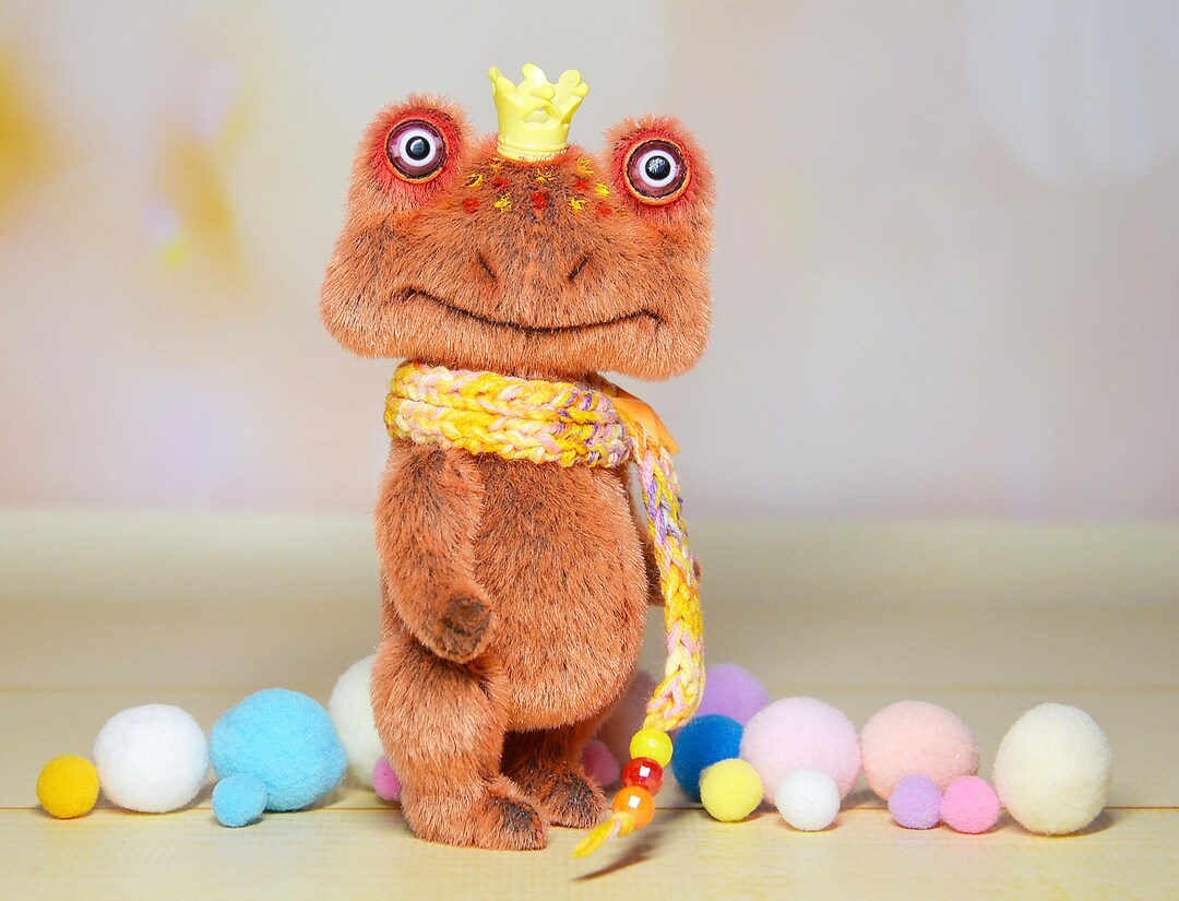 Handmade Alien Plush, Mini Jointed Teddy Toy, OOAK Stuffed Creature ...
