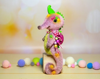 Artist doll seahorse toy stuffed seahorse toy for reborn dolls