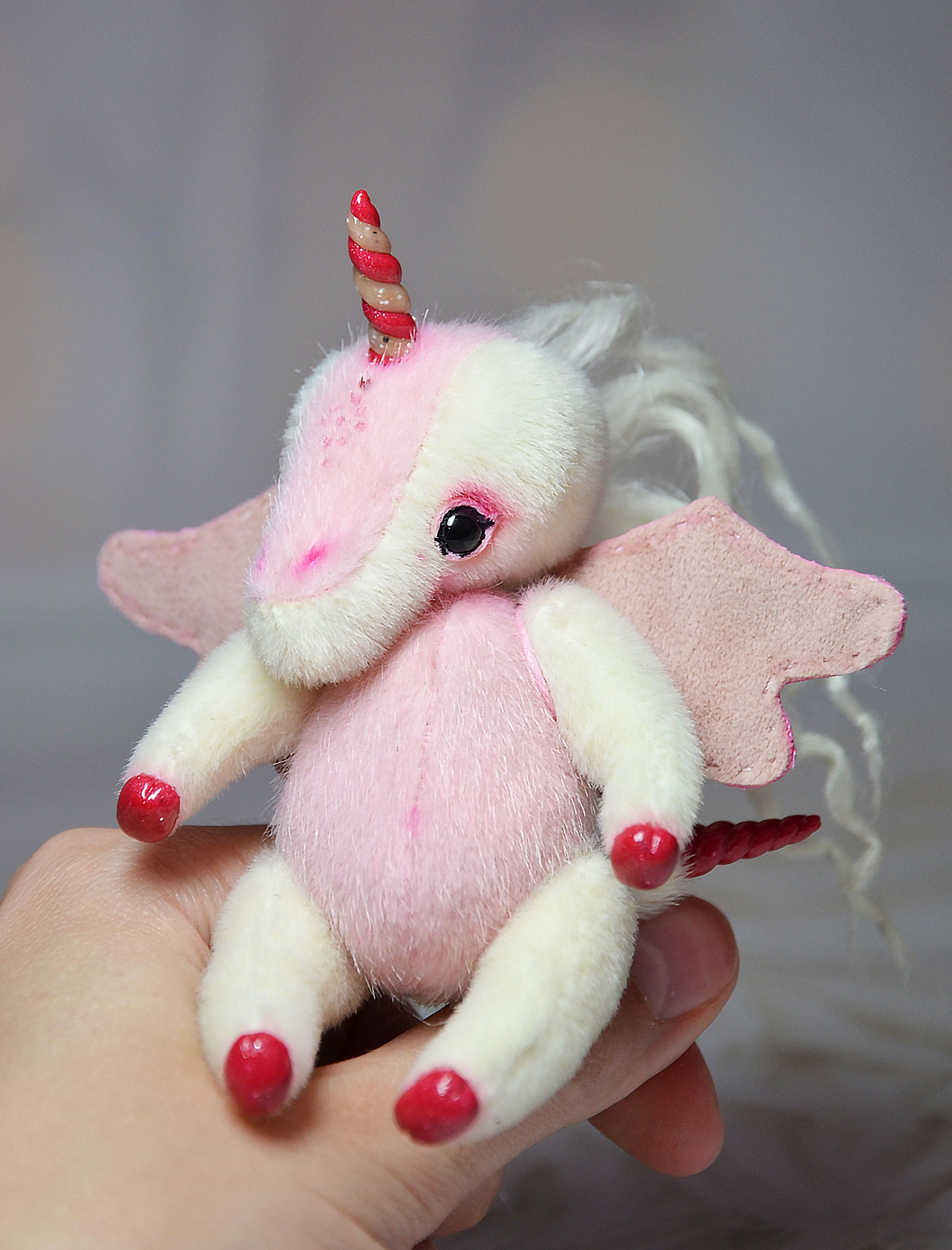 small unicorn teddy